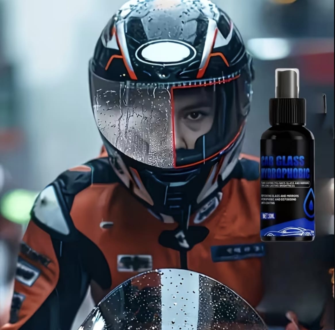 Spray Anti Empaño Multiuso Lluvia Moto Casco Auto Espejo Retrovisor Espejo Invierno Lentes