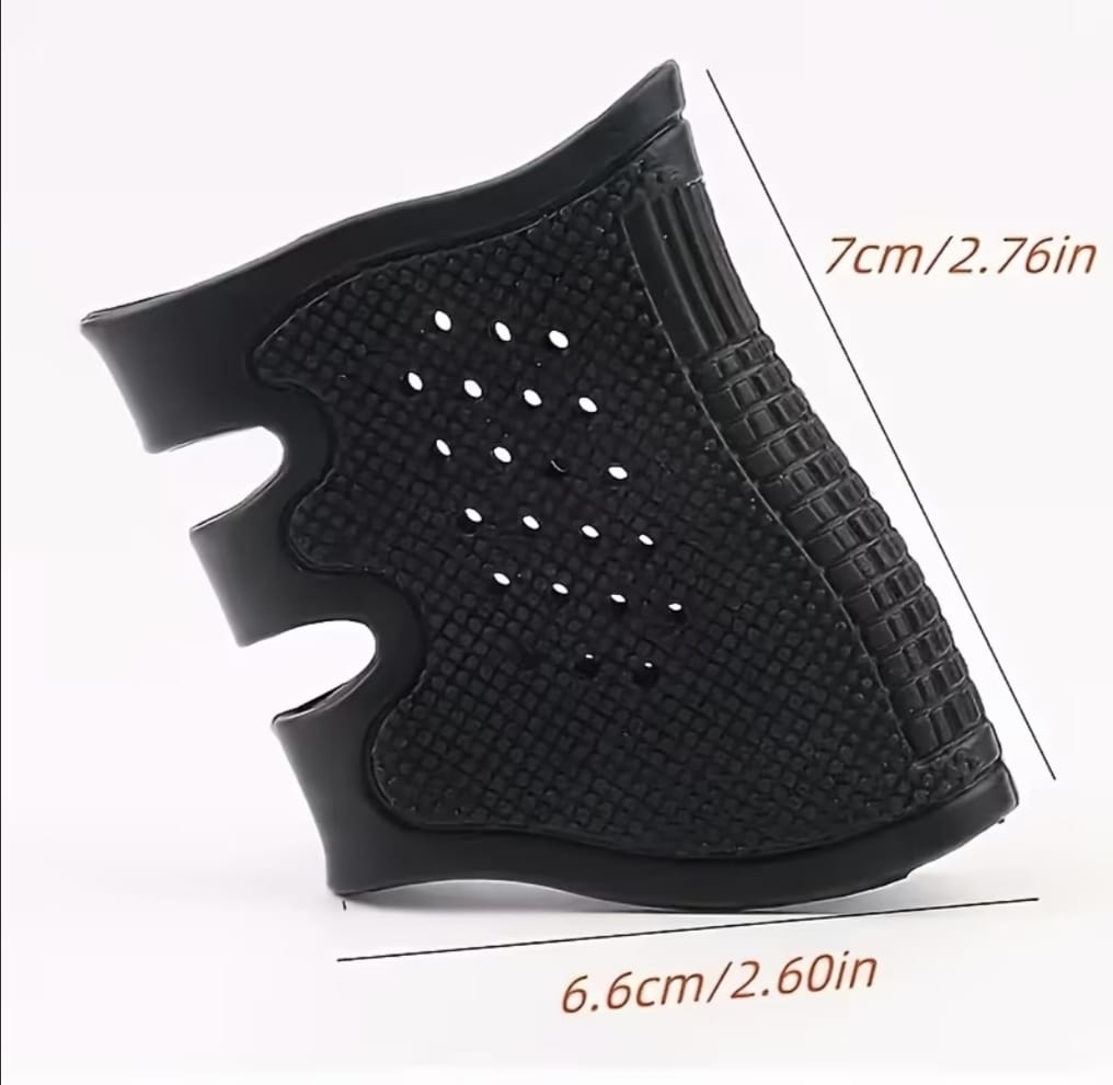 Funda Protector Gancho Táctico de Goma  Antideslizante Agarre Seguro Guardia Policía Seguridad