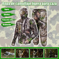 Conjunto Traje Camuflaje Ligero Aire Libre Fotografía Caza Camping Pesca Senderismo Militar Táctico
