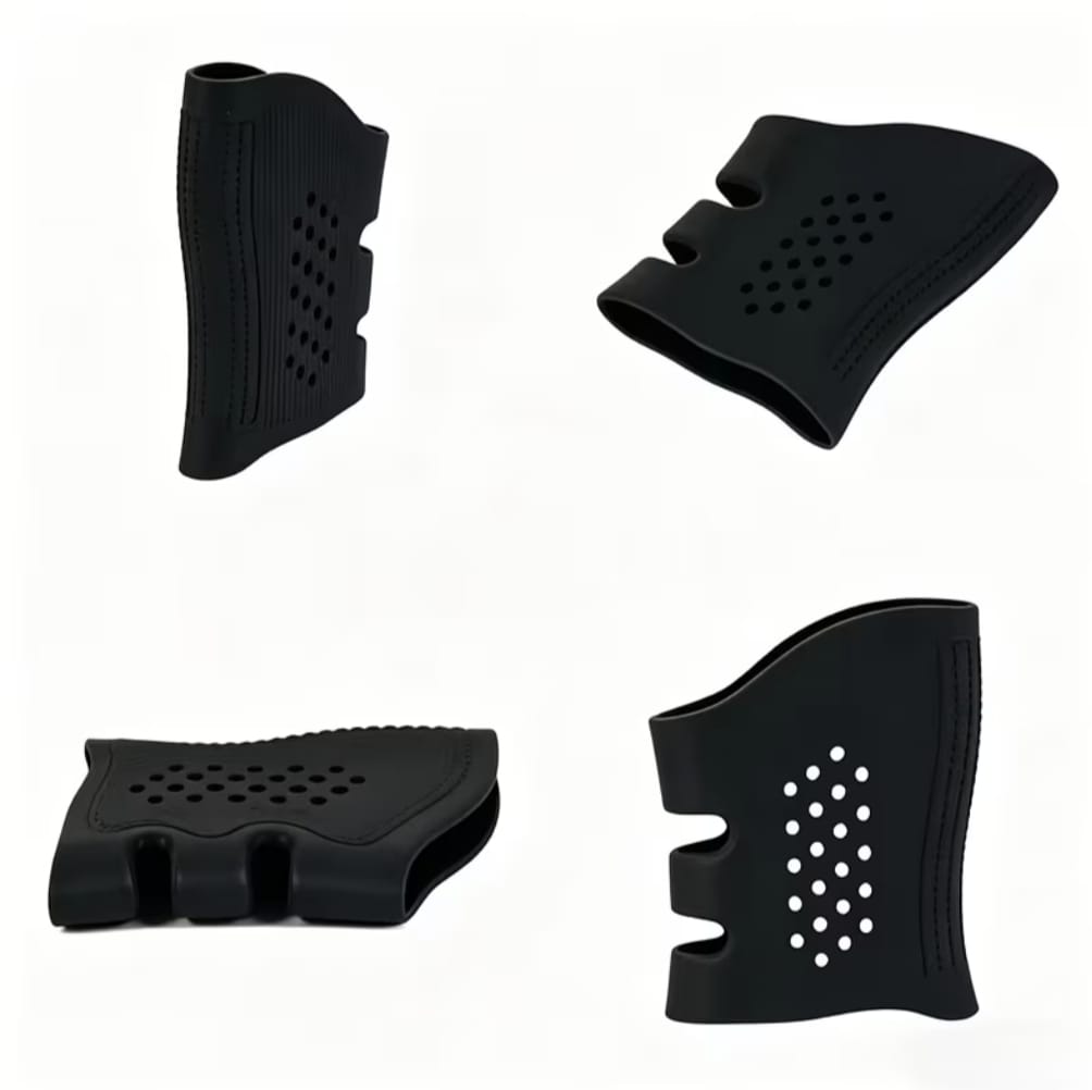 Funda Protector Gancho Táctico de Goma  Antideslizante Agarre Seguro Guardia Policía Seguridad