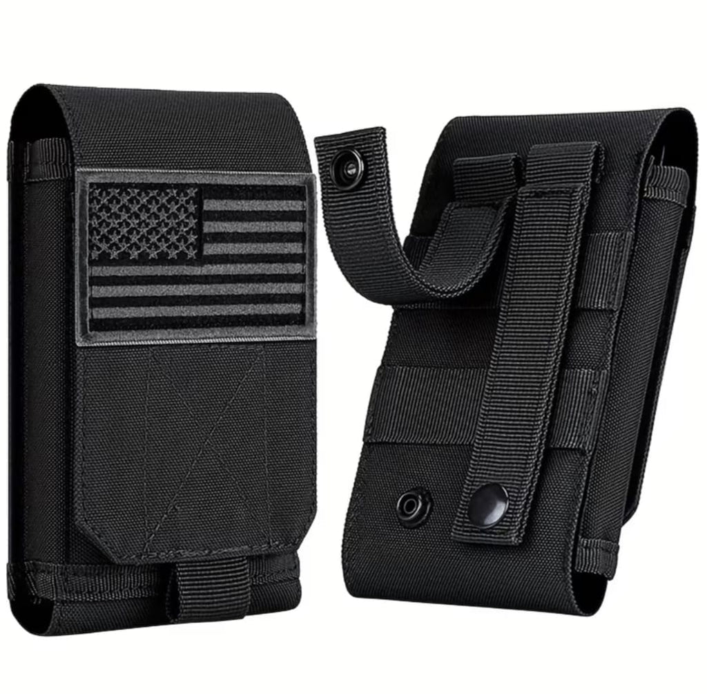 Estuche Táctica para Celular Tipo Molle Impermeable con Velcro iPhone Samsung Xiaomi