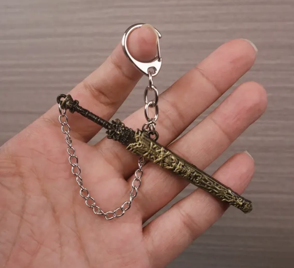 Llaveros Tácticos Samurai Figuras Metálicas Colección Adornos Ninja Animé