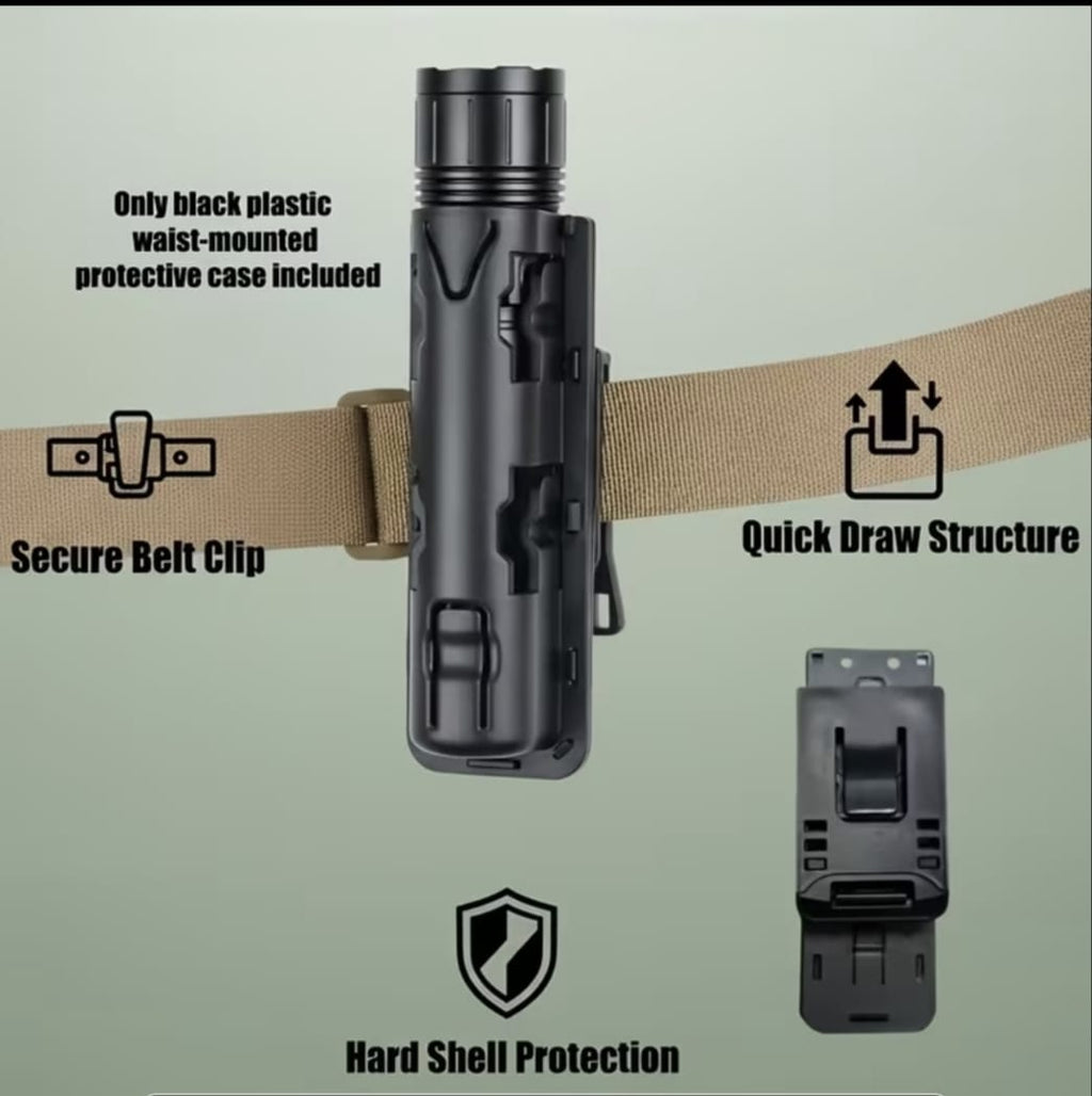 Estuche Funda Táctica Multifunción de Polimero Ajustable con Bloqueo de Seguridad Liberación Rápida