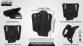 Funda Táctica de Polímero ABS Extracción Rápida G Series G17 Seguridad Guardia Policía