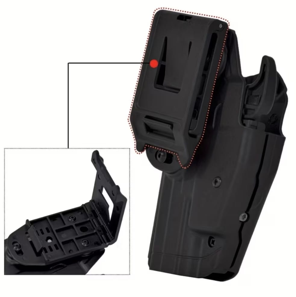 Funda Táctica Universal de Polímero  Liberación Rápida Compatible G17/M92F/G19/P1/VP9/P99/579 Taurus