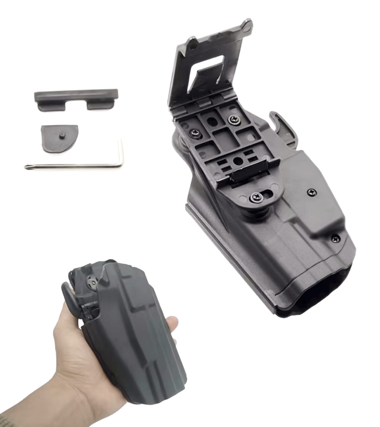 Funda Táctica Universal de Polímero  Liberación Rápida Compatible G17/M92F/G19/P1/VP9/P99/579 Taurus