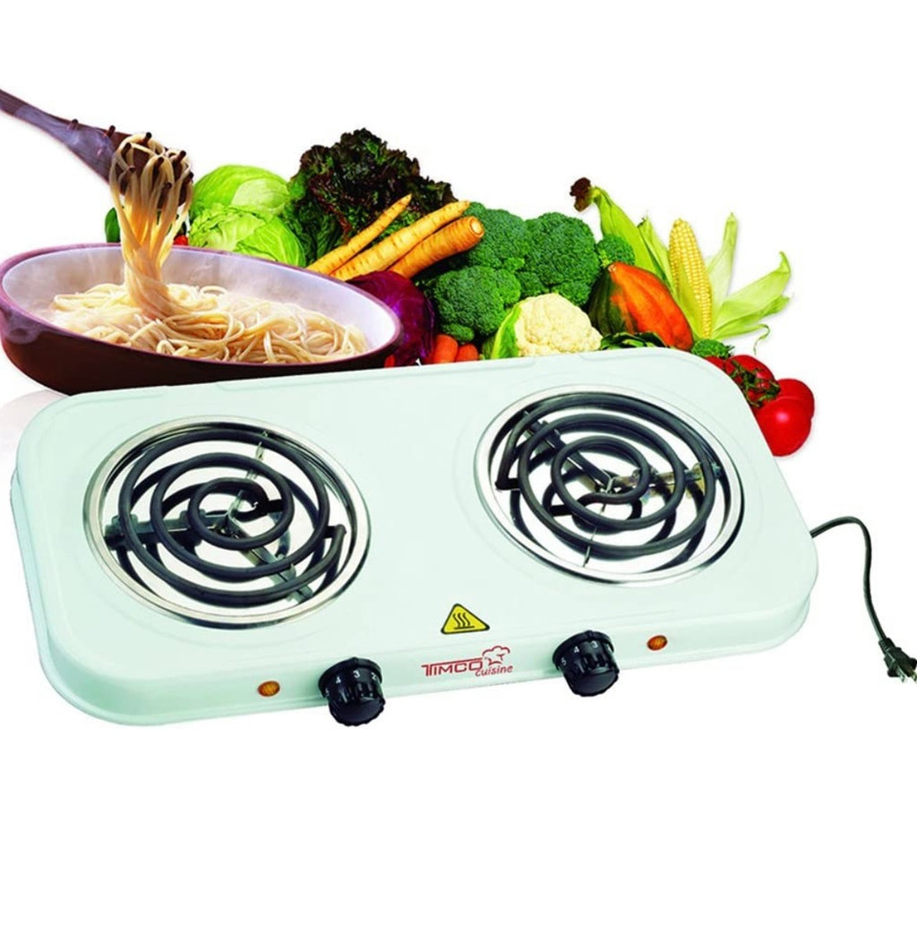 COCINA HORNILLA ELECTRICA DE 1 Y 2 QUEMADORES MULTIFUNCIONAL PORTATIL