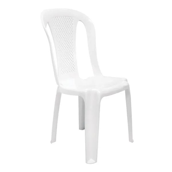 Silla Portugal Blanca PICA Polipropileno Blanco elegante eventos-comedor-sala-descanso-versatil