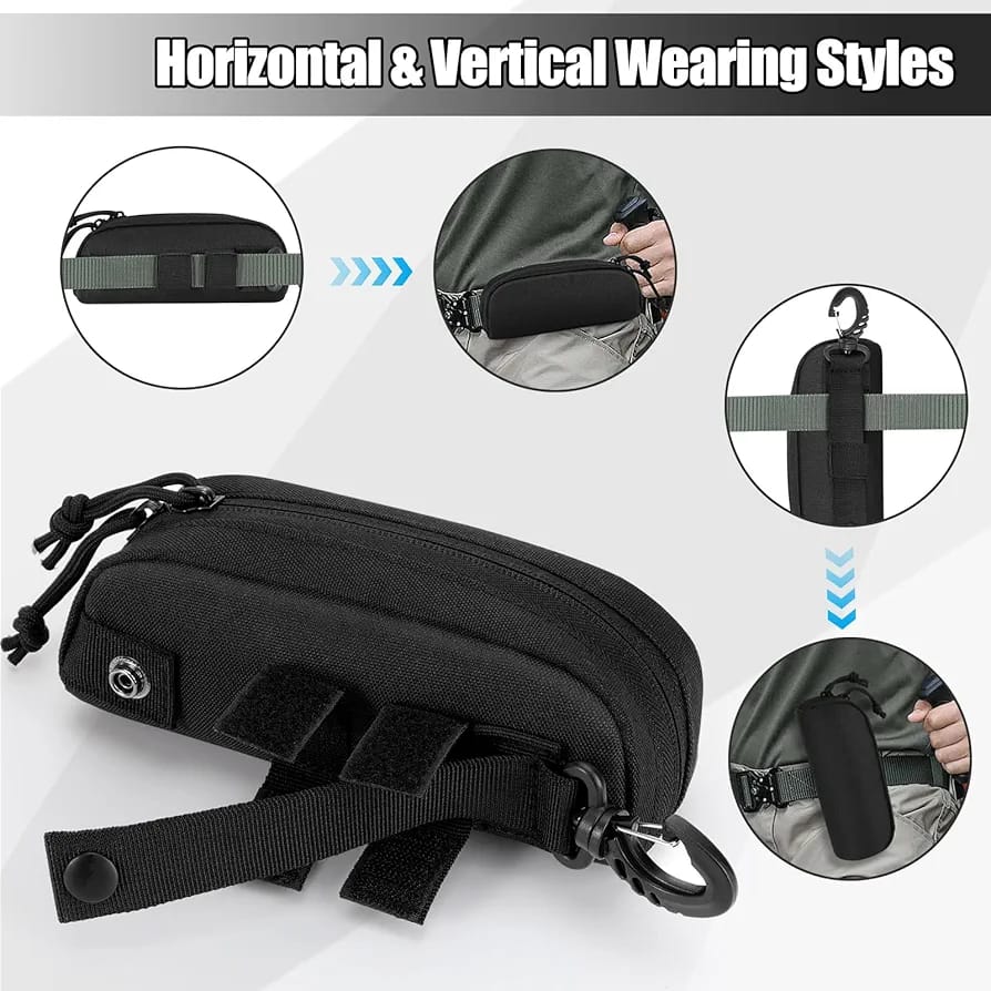 Estuche para Gafas Lentes Tactico Multiuso Protección Sol Uv Policía Militar Seguridad