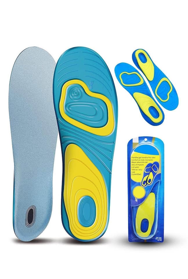 Plantilla deportiva de gel calzado tallas 38-40 deporte trabajo gym descanso pies zapatos suavidad