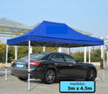 CARPA PLEGABLE 3X4.5m ACORDEÓN CON ESTRUCTURA REFORZADA IMPERMEABLE INVIERNO/LLUVIA/SOL/PATIO/AUTO
