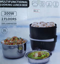 Lonchera Multifuncional Electrica de acero inoxidable 200w Portátil 2L