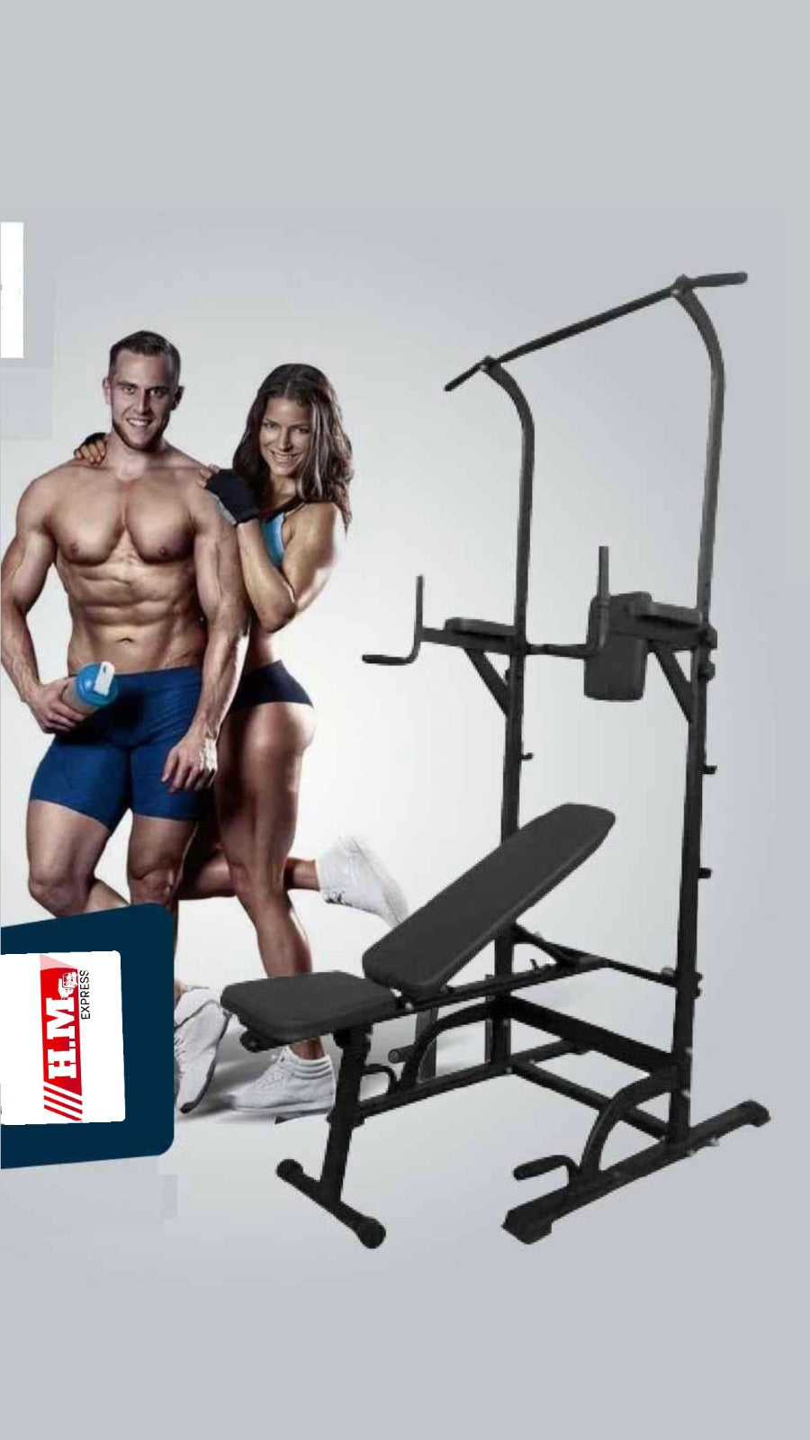 Máquina/Banca multinacional Ejercicio en casa 🏋️‍♀️ Fitness Gym