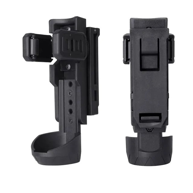 Porta universal ajustable polímero gas+linterna+tolete seguridad trabajo policia guardia protección