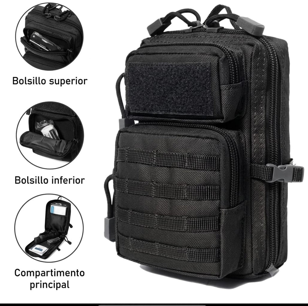 Bolso Táctico Estuchera Multiuso Herramientas Celular Pesca Seguridad Camping Guardia Policía