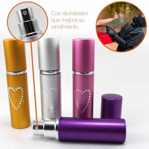 Labial de gas pimienta seguridad