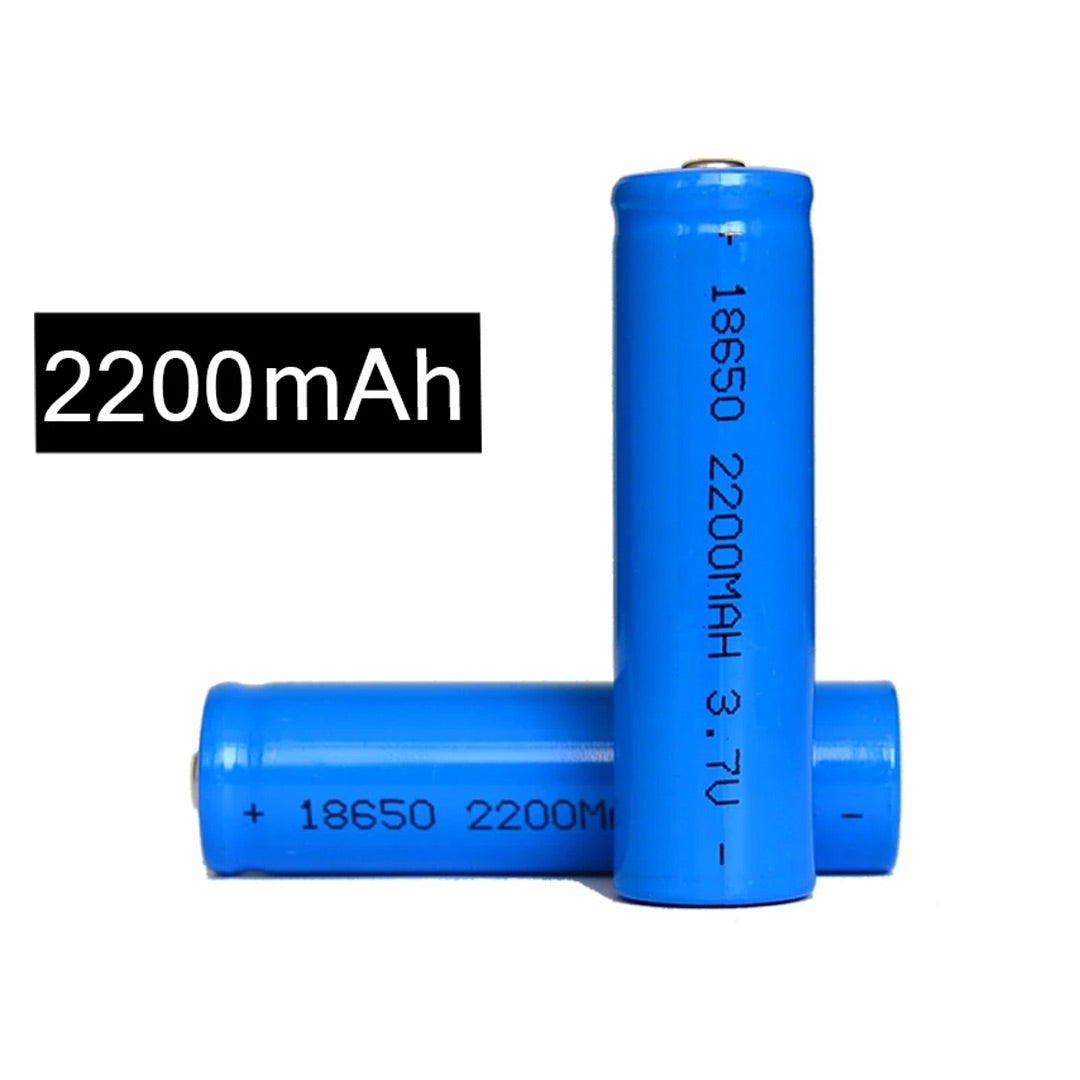 Batería de litio recargable 3.7V 2200 MAH 18650 repuesto linternas parlantes tecnología
