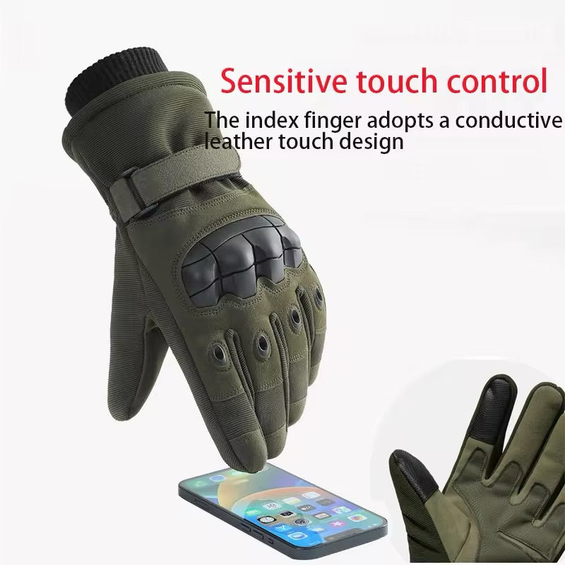 Guantes tácticos térmicos protección frío invierno moto nevado chimborazo policía militar