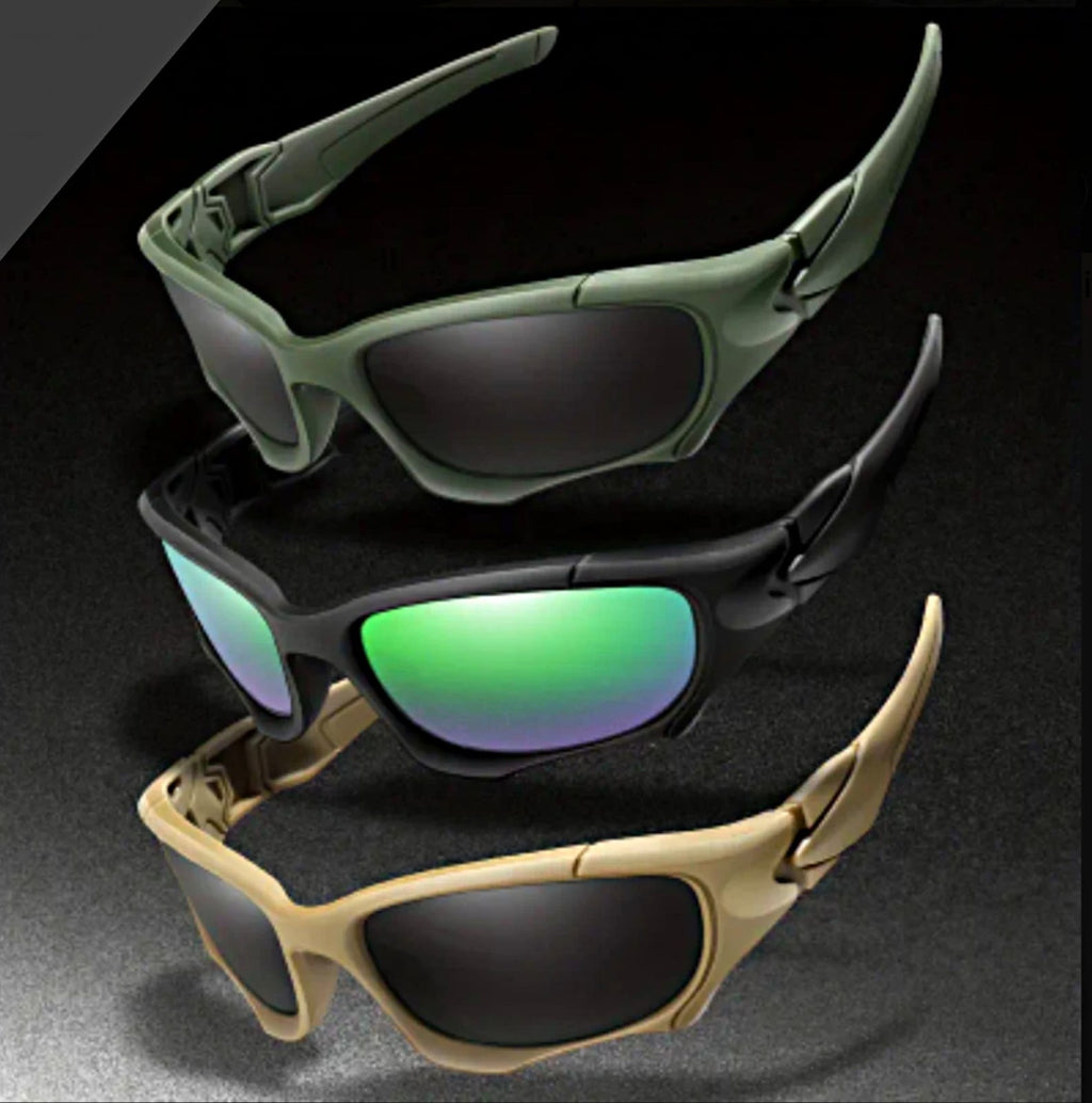 GAFAS LENTES DE SOL TACTICOS POLARIZADOS DEPORTIVOS UV AIRE LIBRE PROTECCIÓN