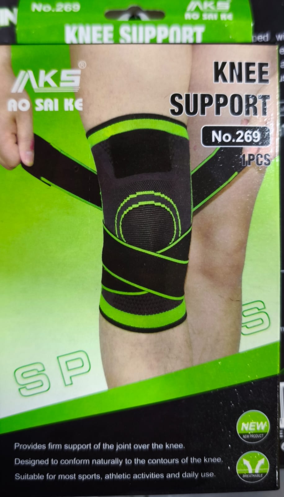 Rodillera de soporte para ejercicio deportes gym futbol sentadillas protección