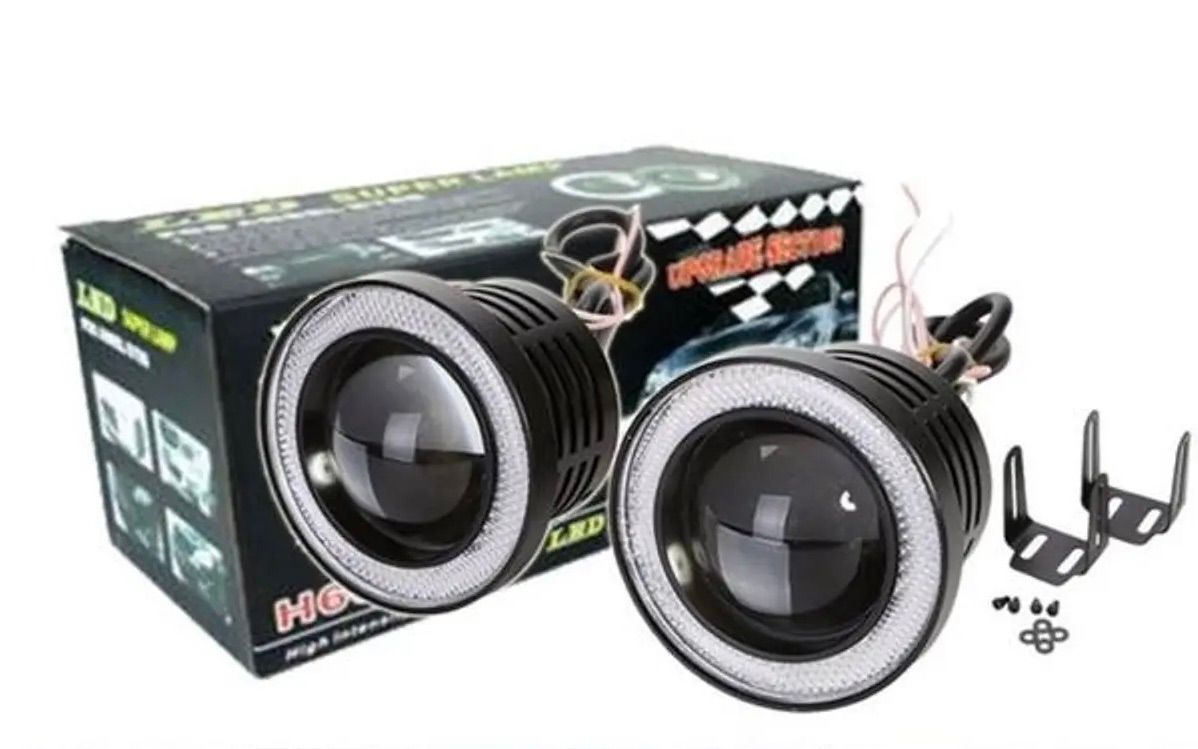 Neblineros Ojo de Ángel 3500LM Auto coche carro luz noche tuning iluminación focos