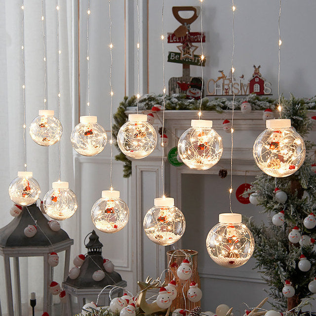Luces para navidad 🎄 10 bombillas con figuras y luces led 3 metros decoracion Luces para navidad 🎄 10 bombillas con figuras y luces led 3 metros decoracion