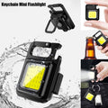Linterna/llavero táctico multifuncional recargable impermeable bicicleta magnético descorchador led