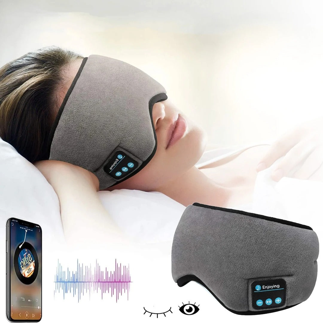 Máscara inalámbrica Antiface para dormir Bluetooth Descanso Ojos Musica Manos Libres