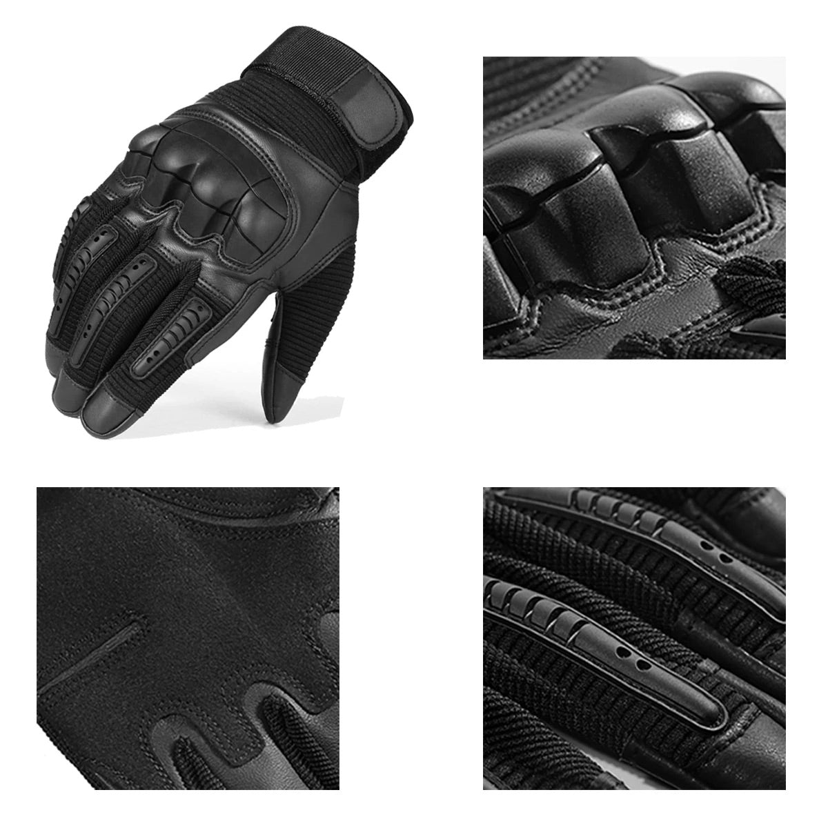Guantes tácticos 511  protección nudillo frío moto bici policía militar