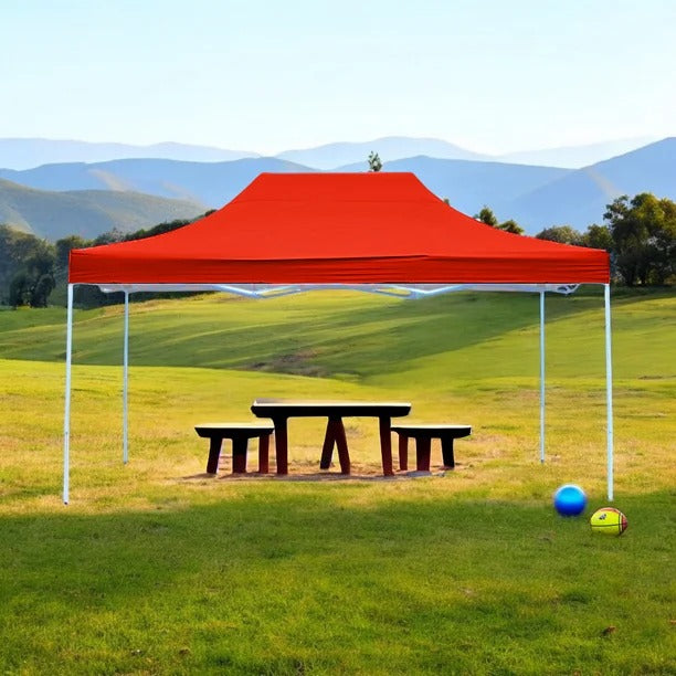 CARPA PLEGABLE 3X4.5m ACORDEÓN CON ESTRUCTURA REFORZADA IMPERMEABLE INVIERNO/LLUVIA/SOL/PATIO/AUTO