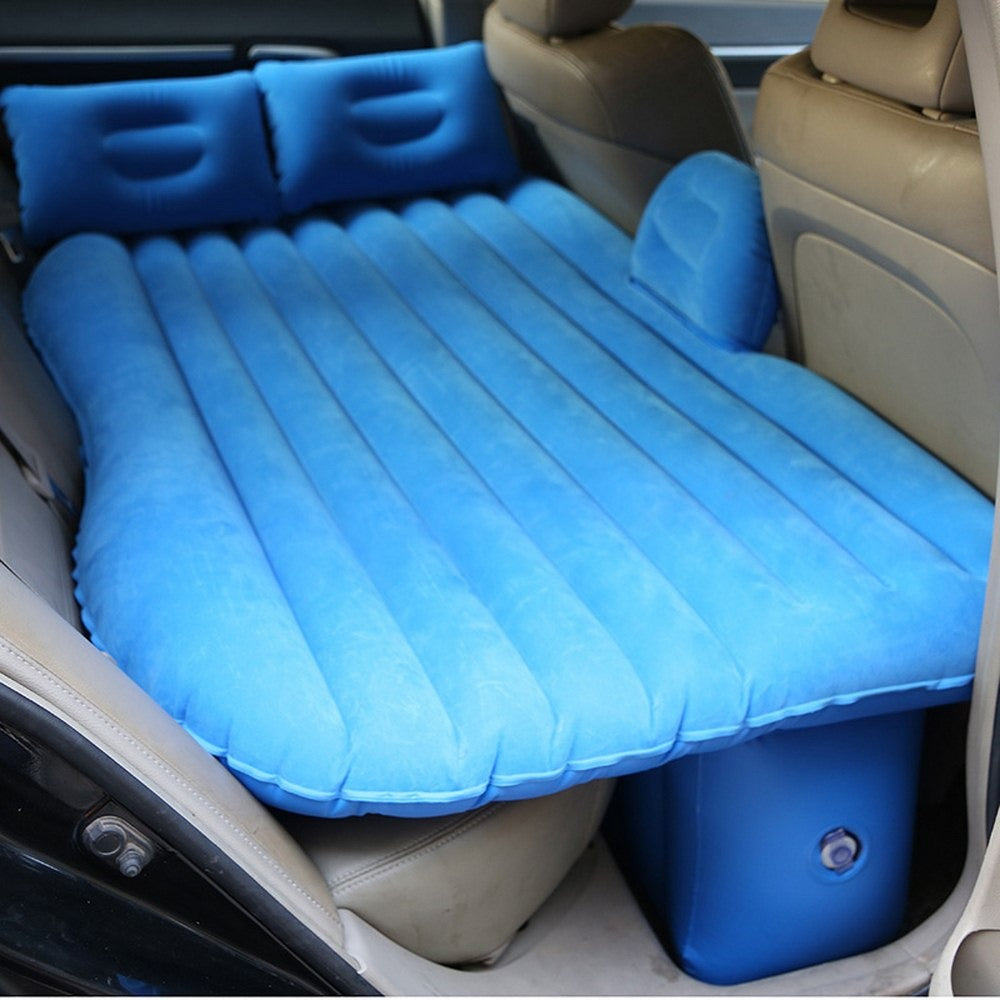 Colchón inflable auto carro camioneta portátil incluye inflador y almohadas