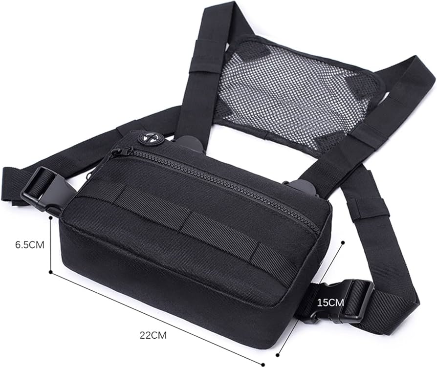 Pechera/chaleco táctico impermeable senderismo camping viaje moto lluvia trabajo