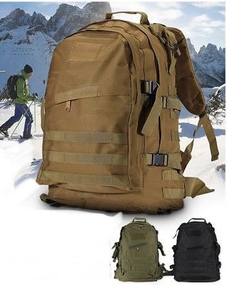 Mochila Tactica Impermeable 3D 45 Litros Camping Senderismo Viaje Estudio Polica Militar