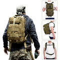 Mochila Táctica Impermeable 35 litros camping senderismo Policia Militar Moto Viaje Transporte
