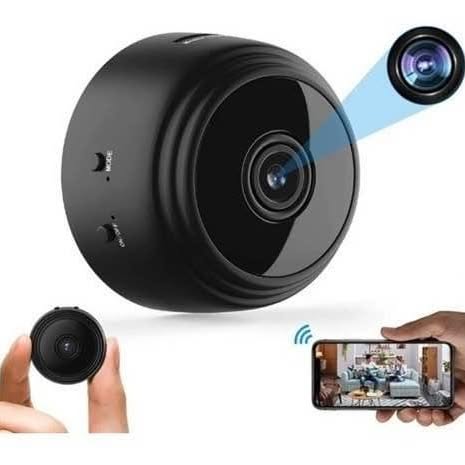 Micro Cámara WIFI con detector de movimiento visión nocturna seguridad hogar trabajo moto bici auto