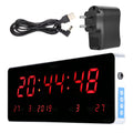 Reloj digital led rectangular pared sala star gimnasio trabajo