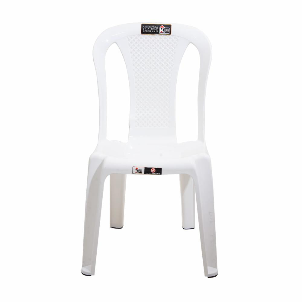 Silla Portugal Blanca PICA Polipropileno Blanco elegante eventos-comedor-sala-descanso-versatil