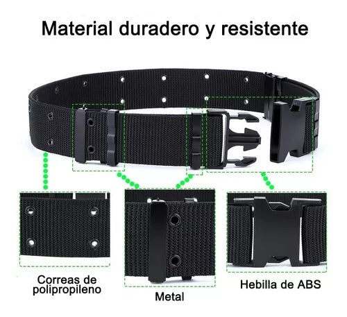 Cinturón táctico multifuncional seguridad protección trabajo policía militar guardia trabajo