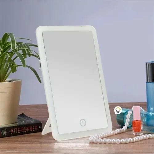 Nuevo Espejo Con Luz Led Para Maquillaje Portátil Recargables Mano Portátil Belleza