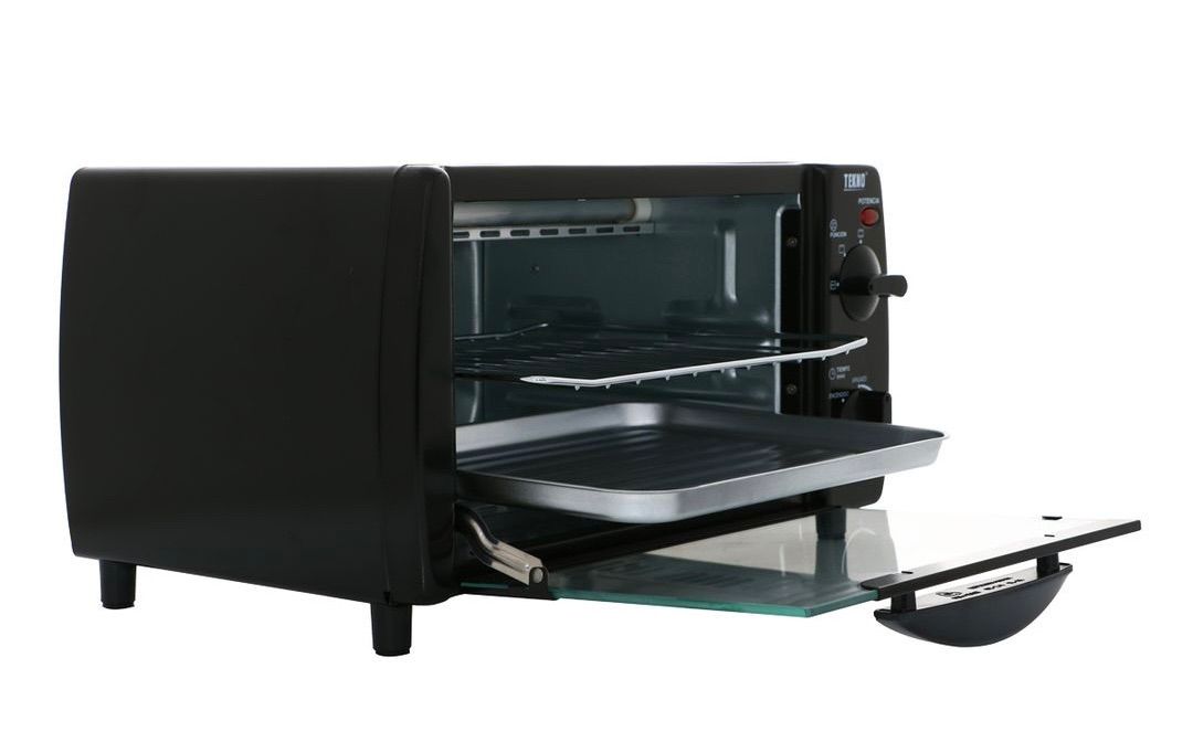 Horno tostador Tekno 1000w 10 litros  pizza cocina empanadas hot dogs hamburguesas papas