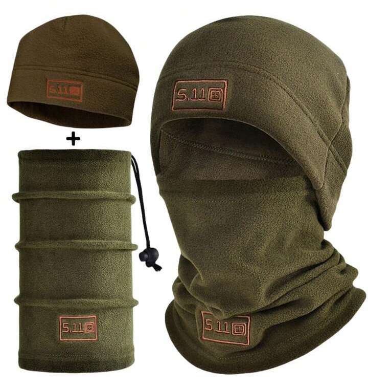 Gorro y bufanda 5.11 tactico de cuello termico polar montana camping