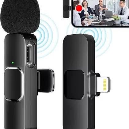 MICROFONO INALAMBRICO PARA IPHONE/ANDROID TIPO C GRABACIONES AUDIO VIDEO ENTREVISTAS TRABAJO