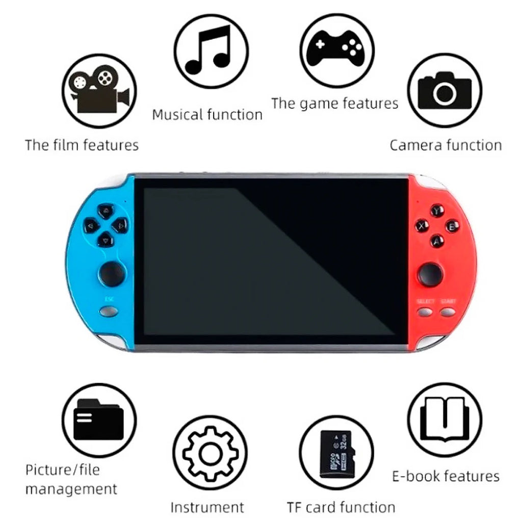 Consola de Videojuego portátil 10.000 free games music video foto  HD TV E-book 16G/80G entrenen