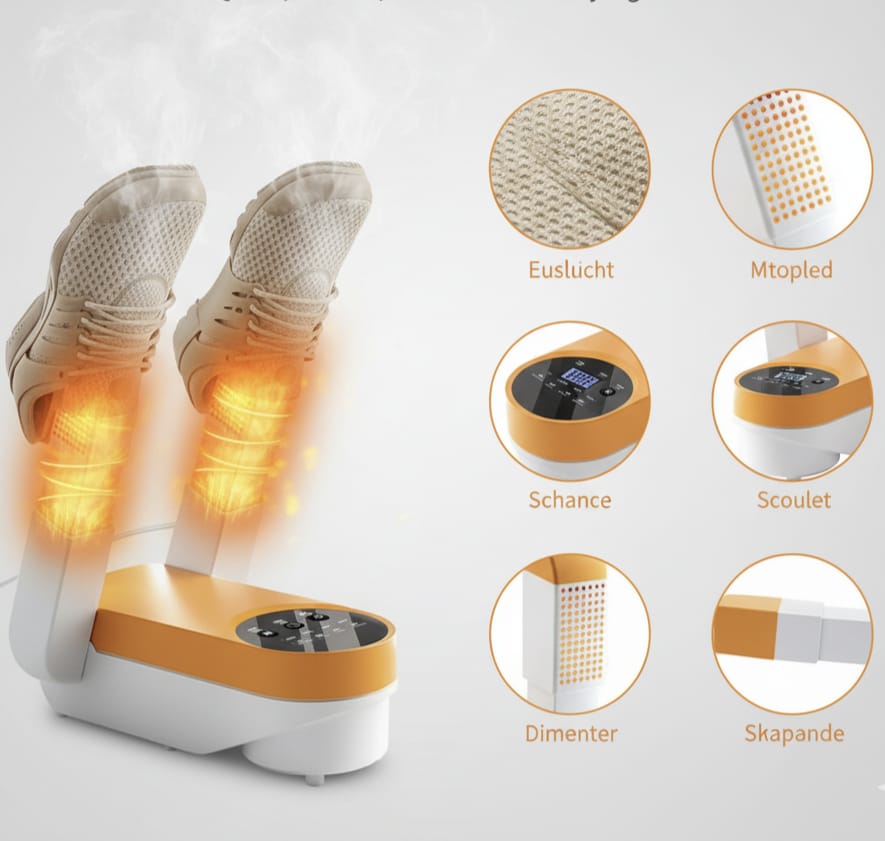 Secador de Calzado Nuevo Modelo Multifuncional Zapatos Botas Medias Calcetines