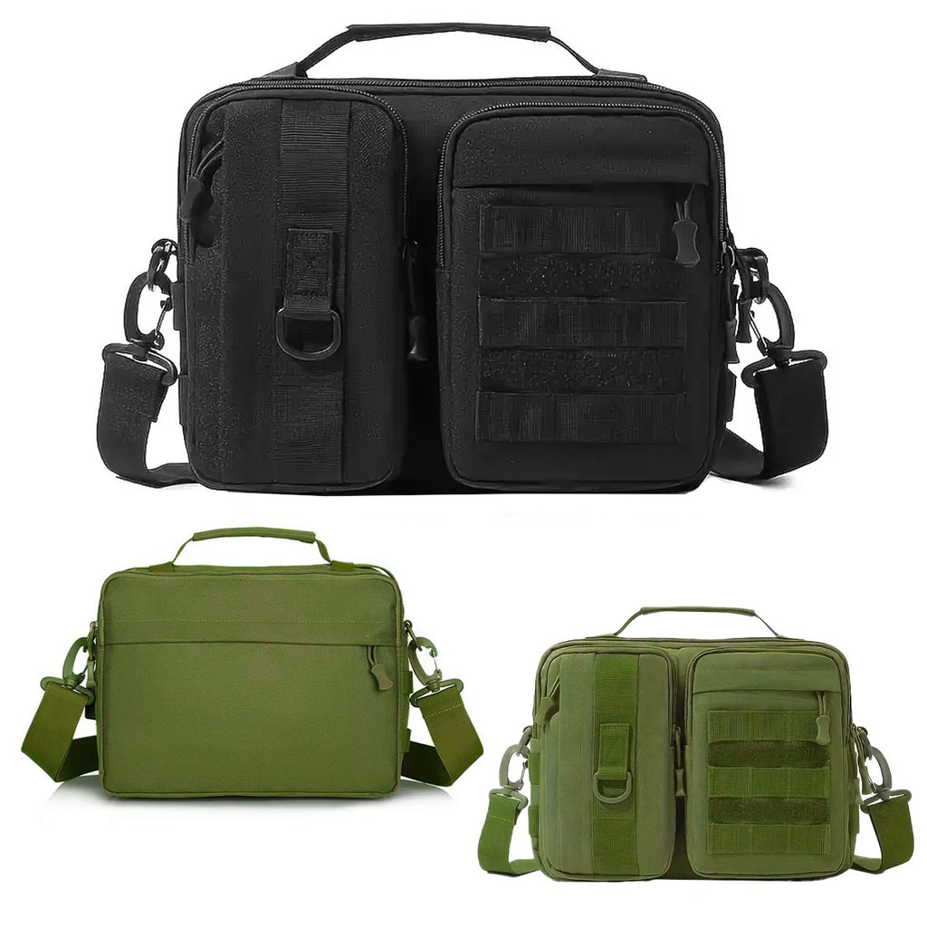 Bolso-Maletin de Mano Táctico Impermeable Multiuso Militar-Camping-Canguro-Mochila-Policia-Trabajo