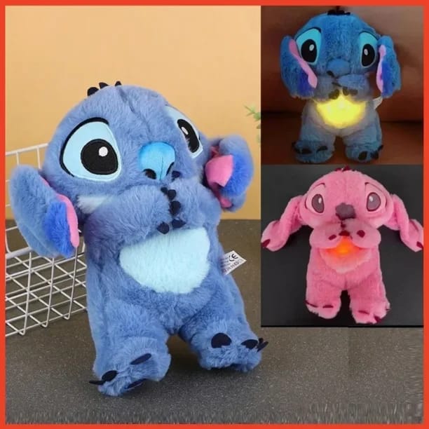 OSITO PELUCHE DE APEGO STITCH RESPIRA REGALO SORPRESA CUMPLEAÑOS NOVIOS ANIVERSARIO AMIGOS